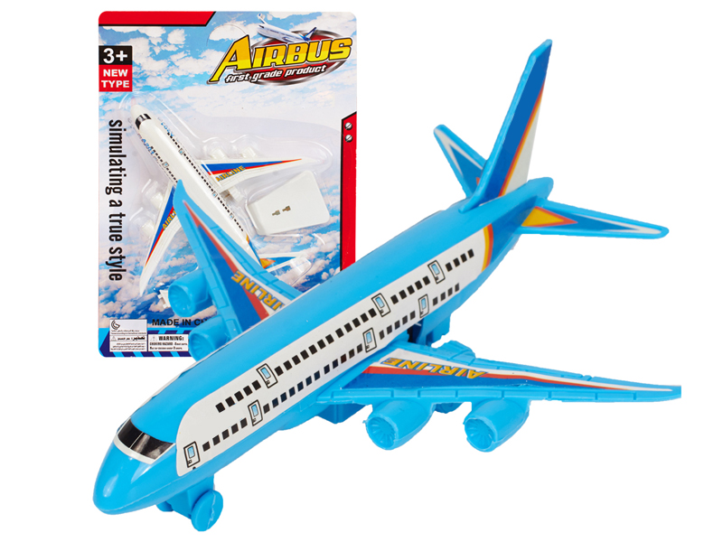 Pull Back Airplane(white blue)