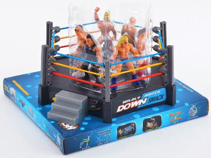 People wrestling Cartoon Toy