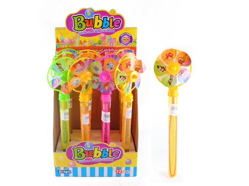 12PCS Windmill Bubble Toys