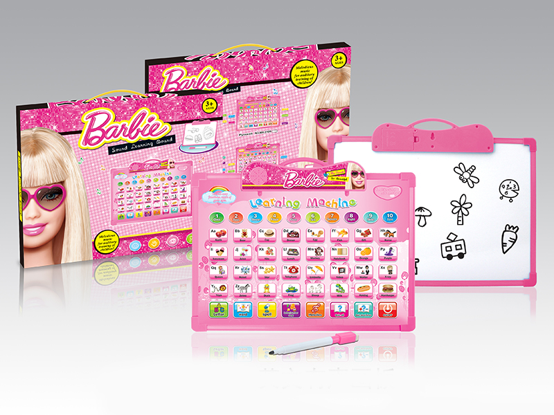 Fashion Barbie English Learning Painting Board With Sound