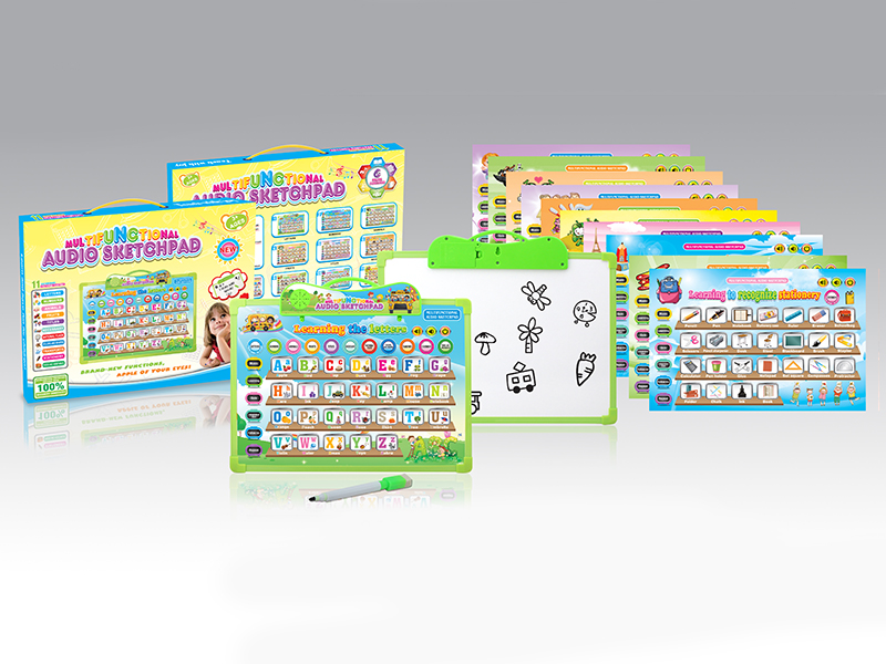 English Plug-in Card Learning Painting Board With Sounds