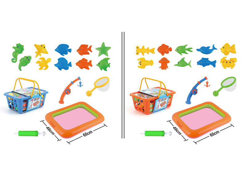 Fishing Toys ( 2ITEMS 4 COLOR MIXED,English)