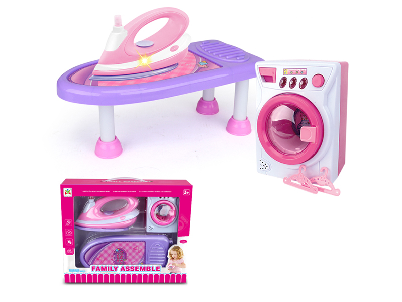 Electric Iron Washing Machine Set