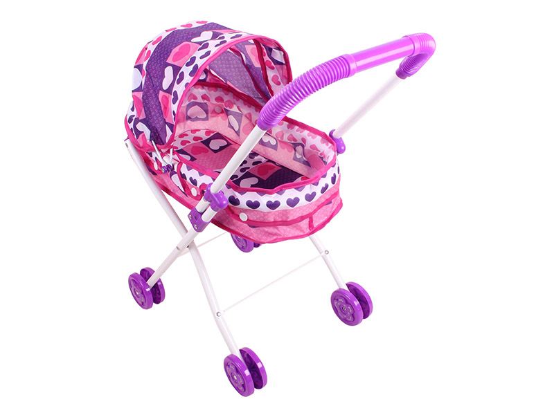 Baby Sunshade Cart(white iron purple cloth)