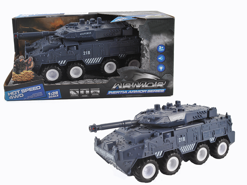 Phantom Four-wheel Drive Friction Armored Car With Light