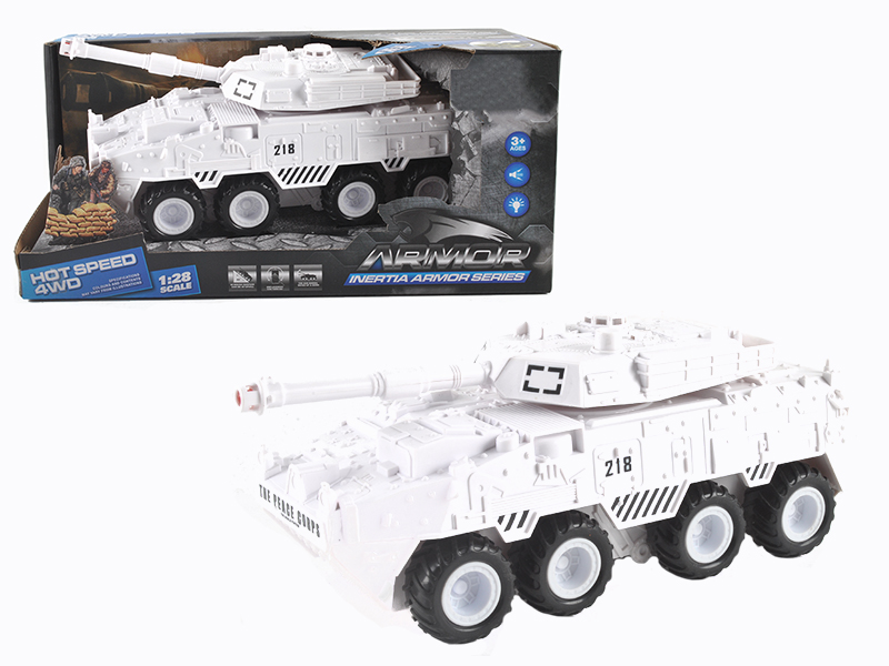 Phantom Four-wheel Drive Friction Armored Car With Light