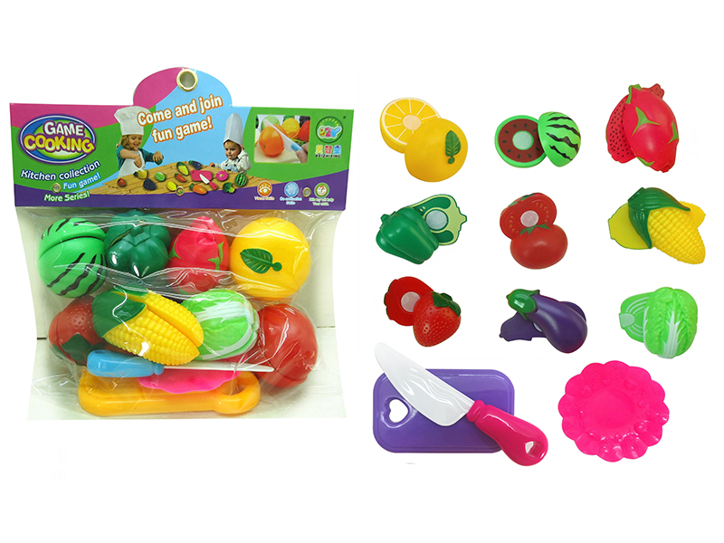 Cutting Fruits And Vegetable Set（12pcs）