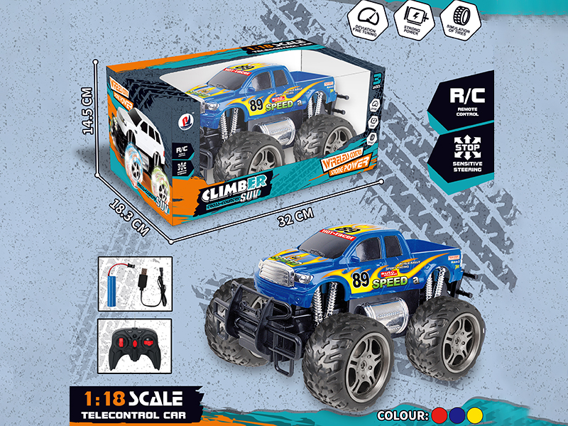 1:18 Cross-country remote control car