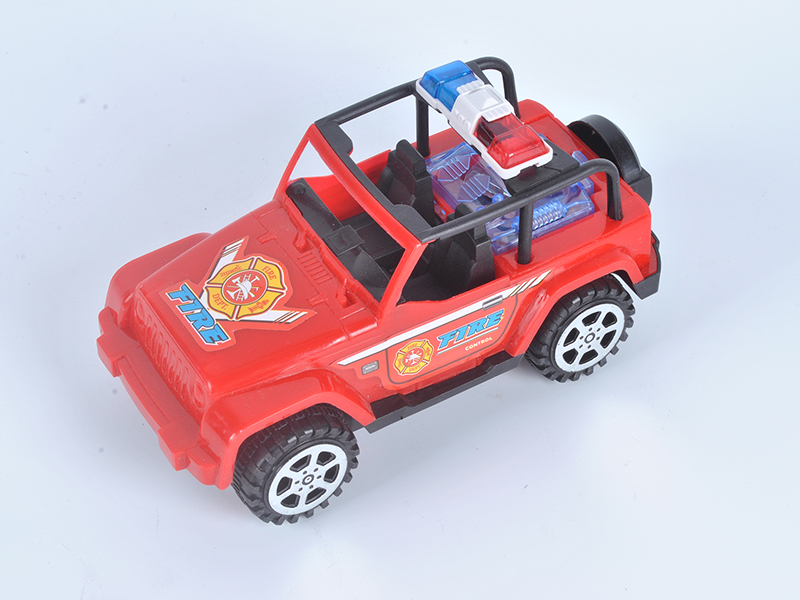 Pull Line Off-Road Police Car With Light