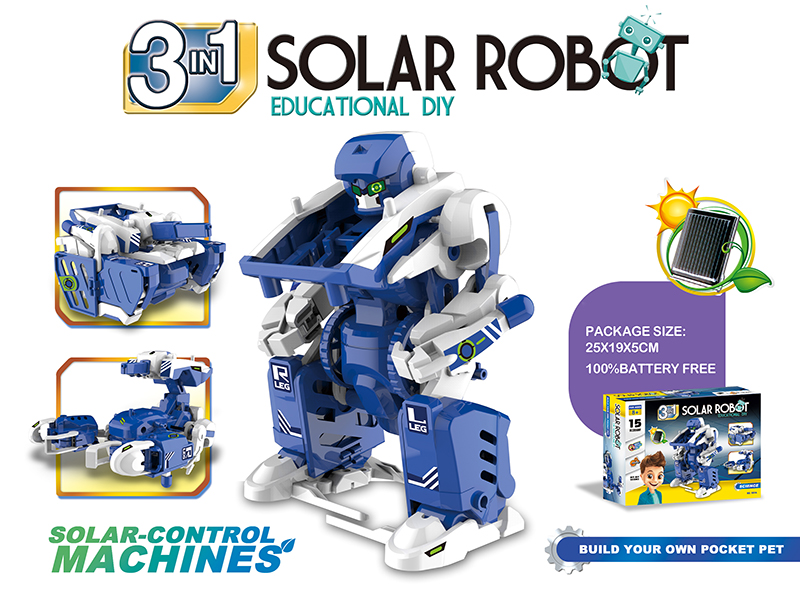 3 In 1 Solar Robot