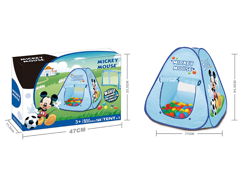 Mickey Children Tent With 50PCS 6CM Balls