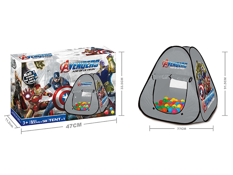 Avengers Assemble Children Tent With 50PCS 6CM Balls