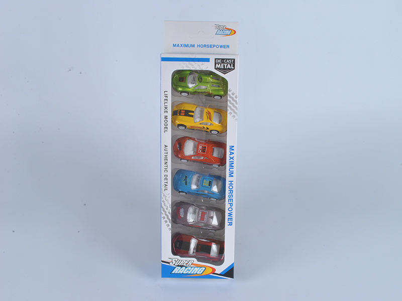 Mini Pull Back Alloy Car 6pcs