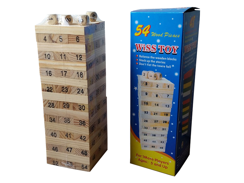 Wooden Jenga 54PCS