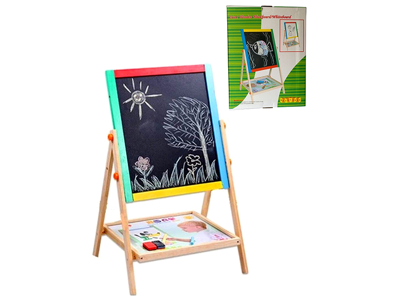 Wooden 2 In 1 Drawing Board