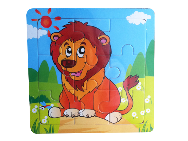 Wooden Intelligent Early Education Lion Puzzle