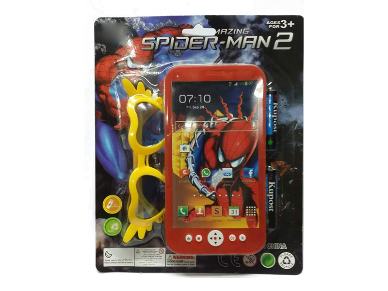 Sprider Man Mobile Phone With Glasses