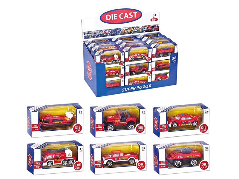 1:64 Alloy Fire Engine