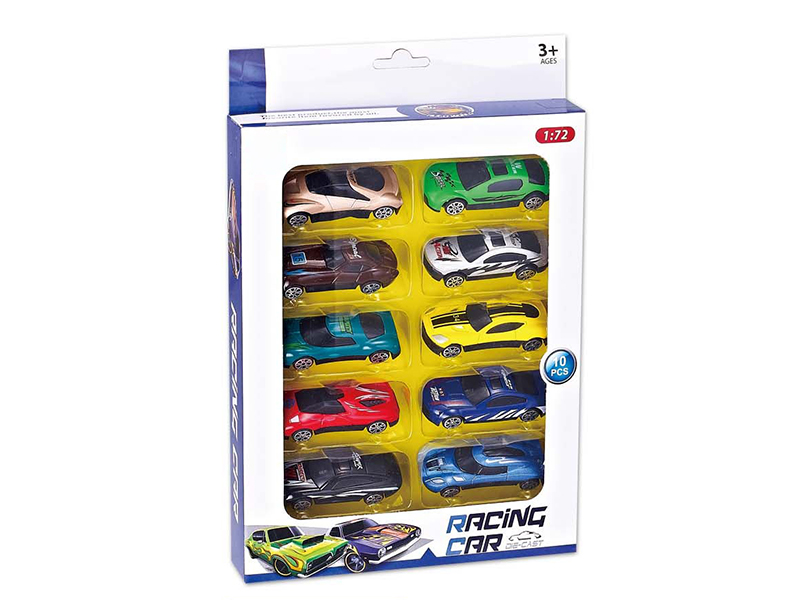 10pcs Alloy Slide Car