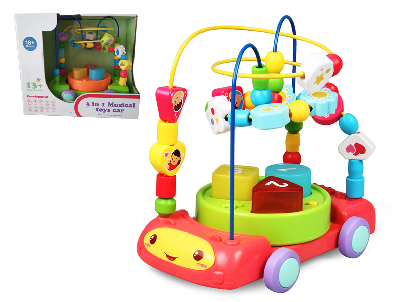 3 In 1 Musical Toys Car