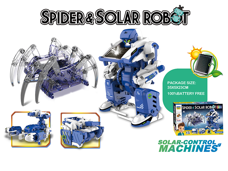 Spider Robot & Solar 3 In 1 Robot