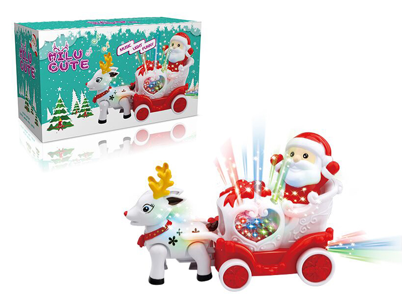 Santa Claus Sleigh Car