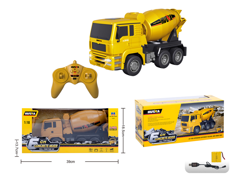 1:18 6CH R/C Concrete Mixer