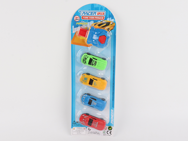 Launch Solid Color Slide Racing Car