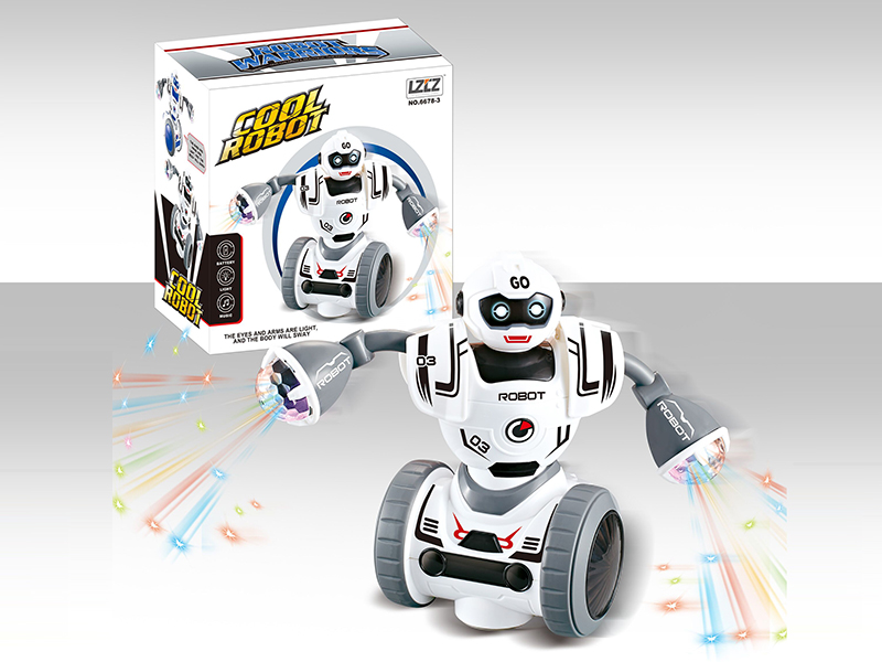 B/O Bump And Go Robot With Light And Music(2 Color)