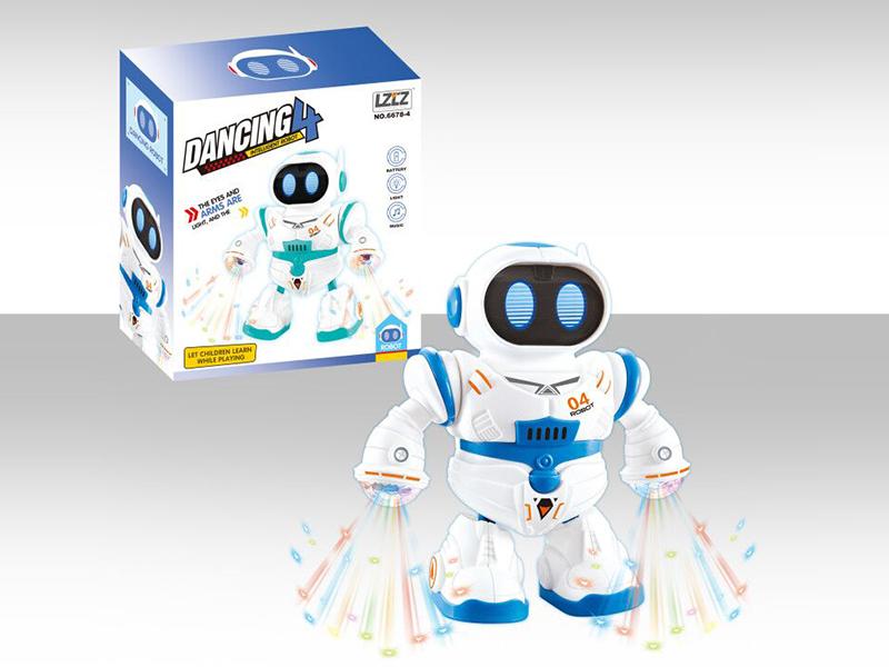 B/O Dancing Robot With Light And Music(2 Color)