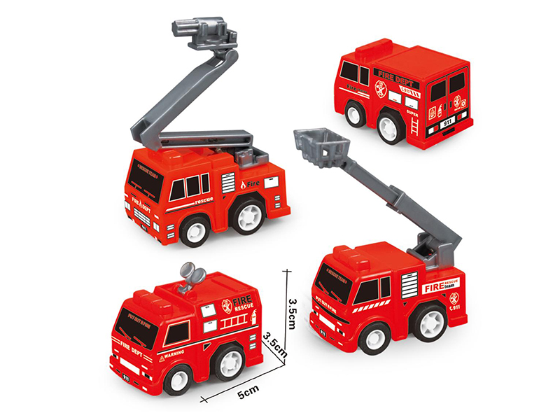 Pull Back Small Fire Engine