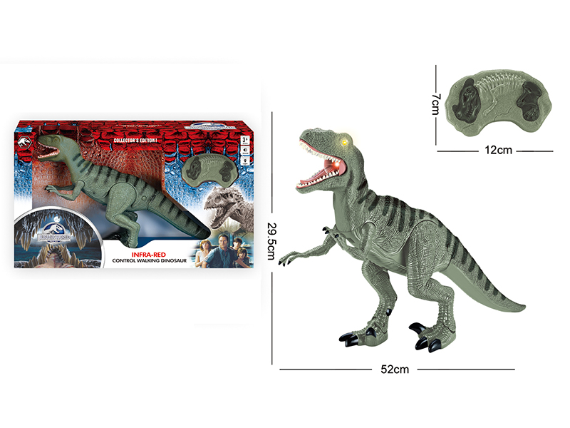 Infrared Ray Remote Control Velociraptor  With Sound And Light