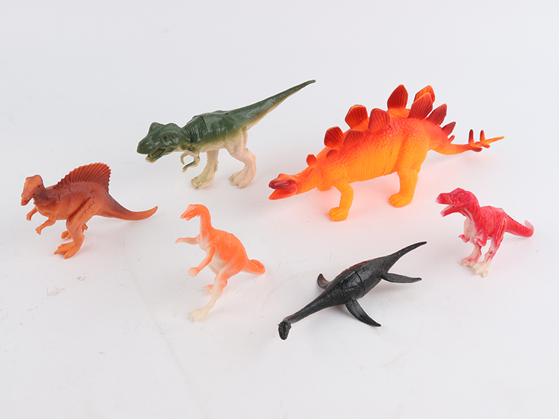 Soft Plastic  Dinosaur Set