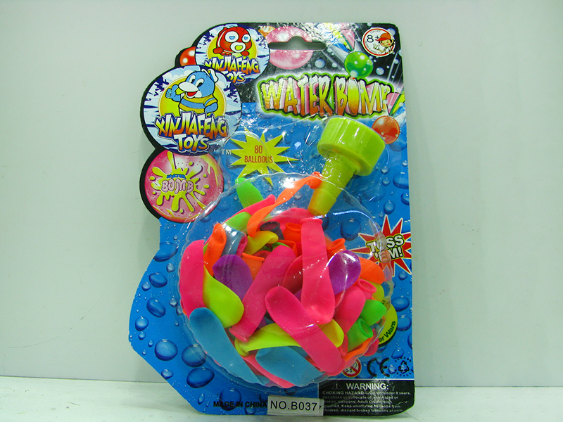 80pcs Fluorescent Water Balloon + Funnel