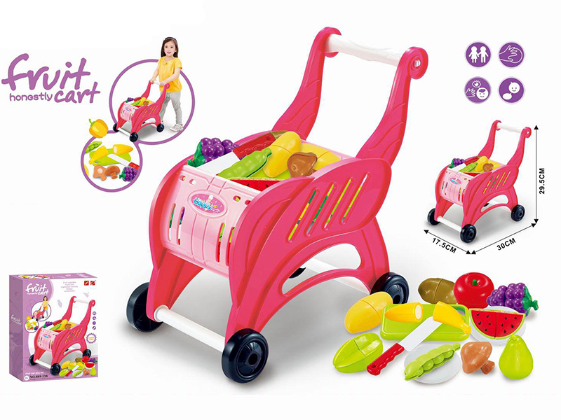 Shopping Cart Set(10PCS Cutting Fruits)