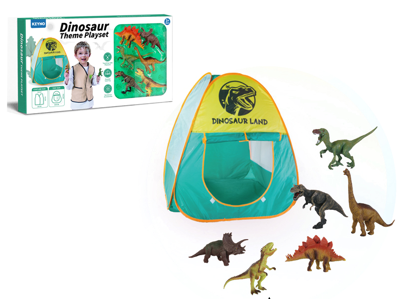 Tent With Dinosaurs