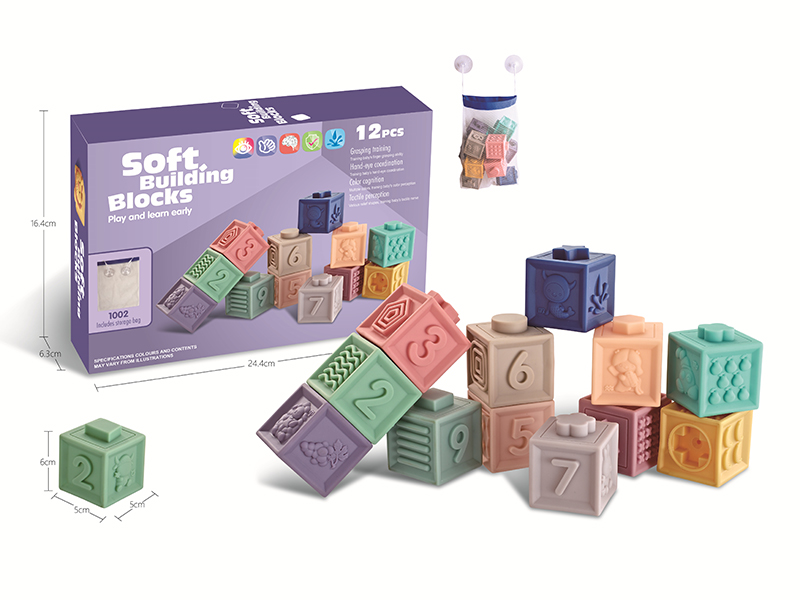 Soft Plastic Number Building Blocks