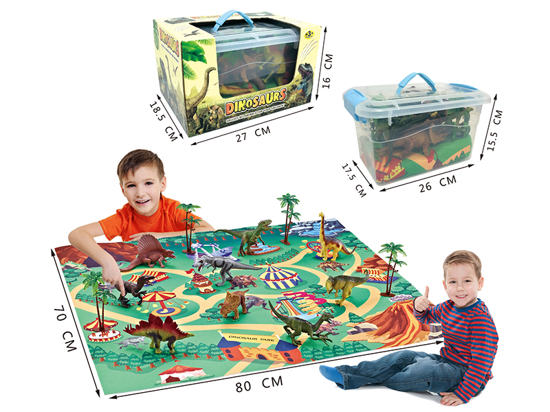 Dinosaur Park Game Carpet