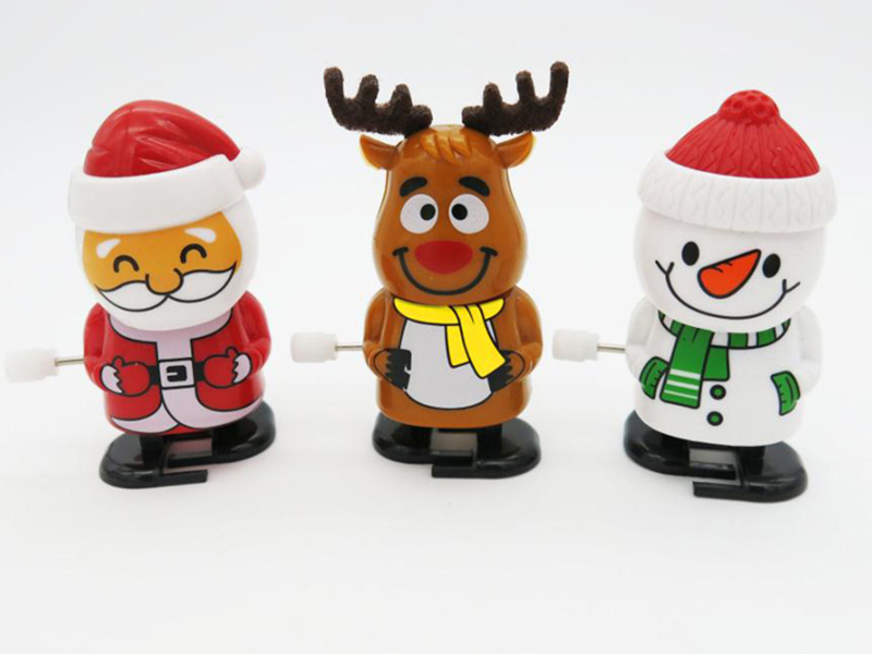 Wind Up Elk Snowman Santa Claus