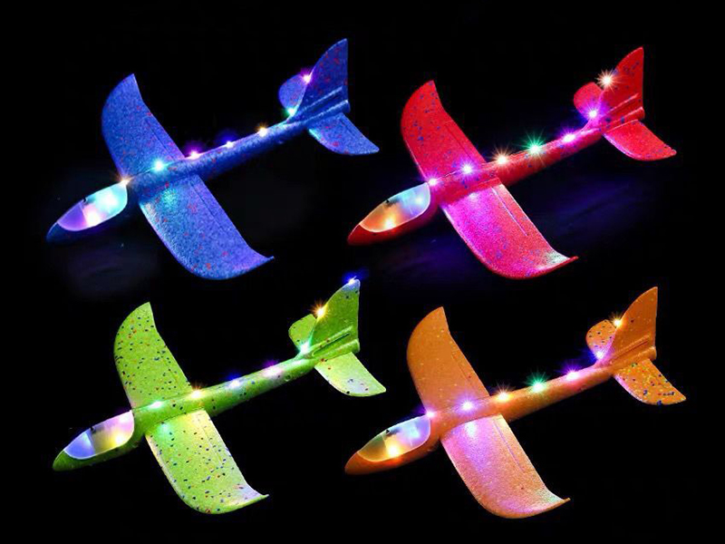 37cm Hand Throwing Airplane With Light