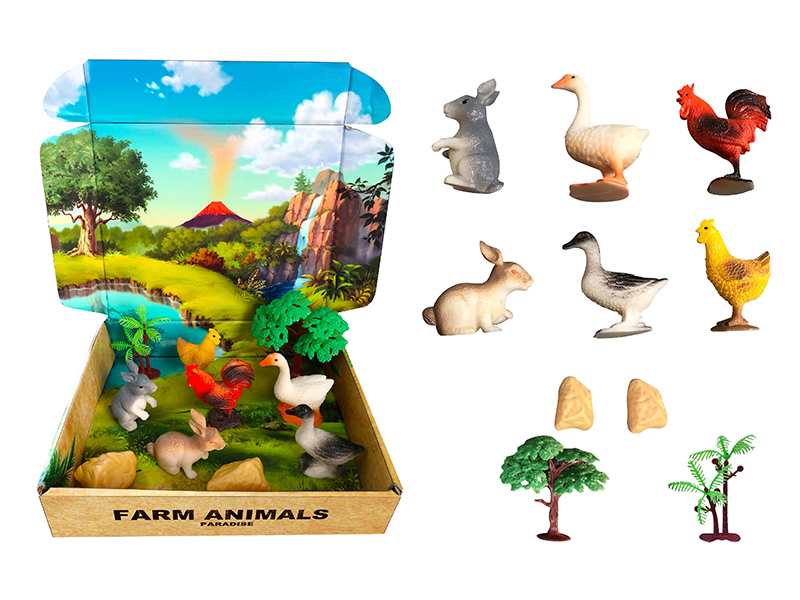 Farm Animal Scene Set (6PCS)