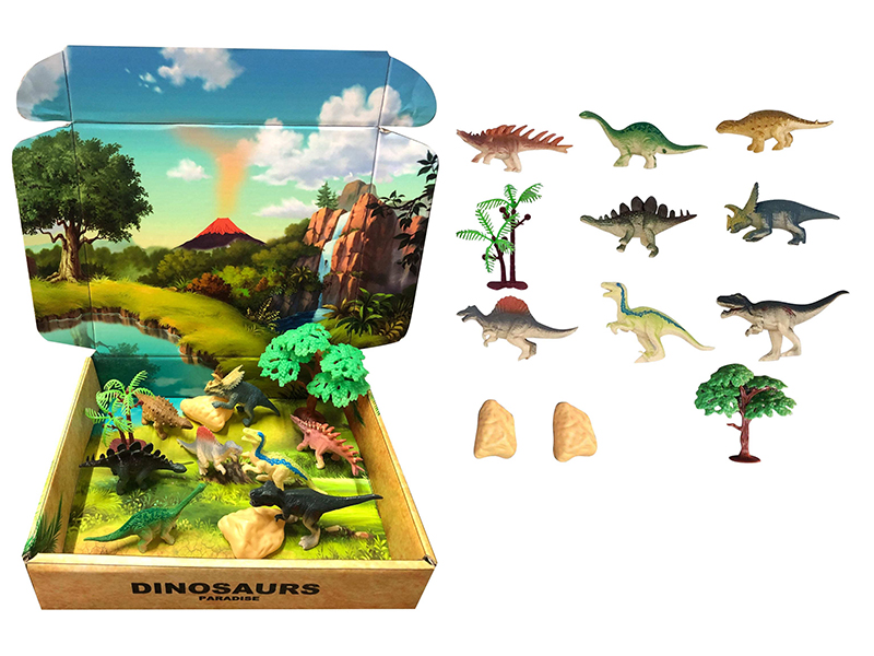 Dinosaur Scene Set (8PCS)