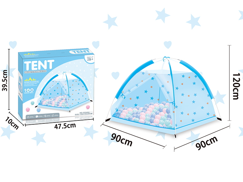 Tent With 100pcs Ocean Ball