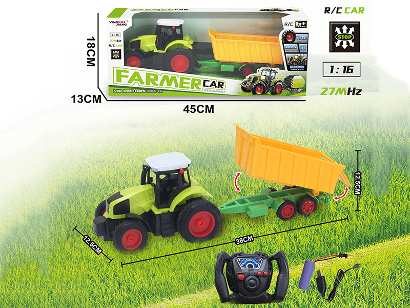 1:16 27MHz 4CH Remote Control Farmer Car