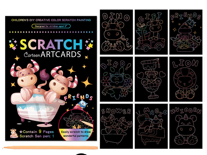 Cartoon Scratch Card