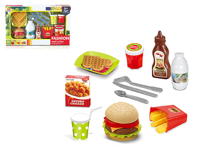 Delicious Hamburger Set