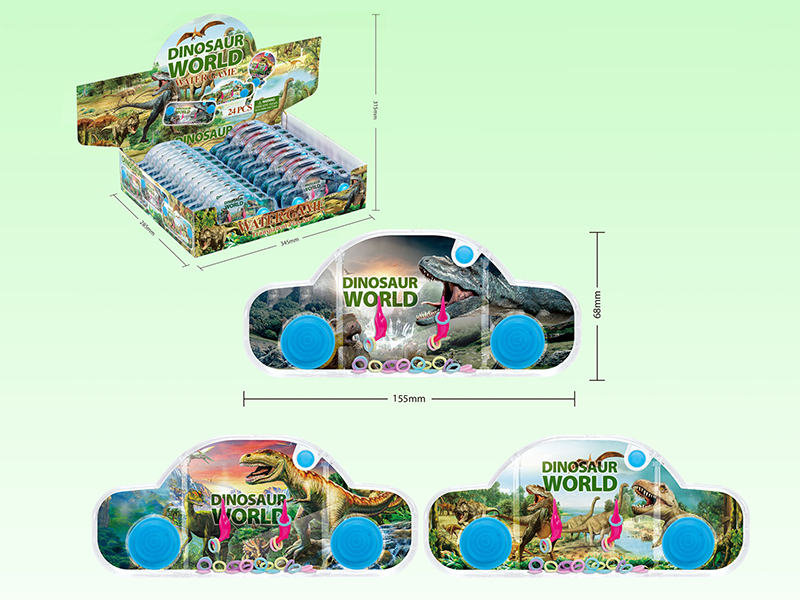 Dinosaur World Transparent Water Game 24pcs