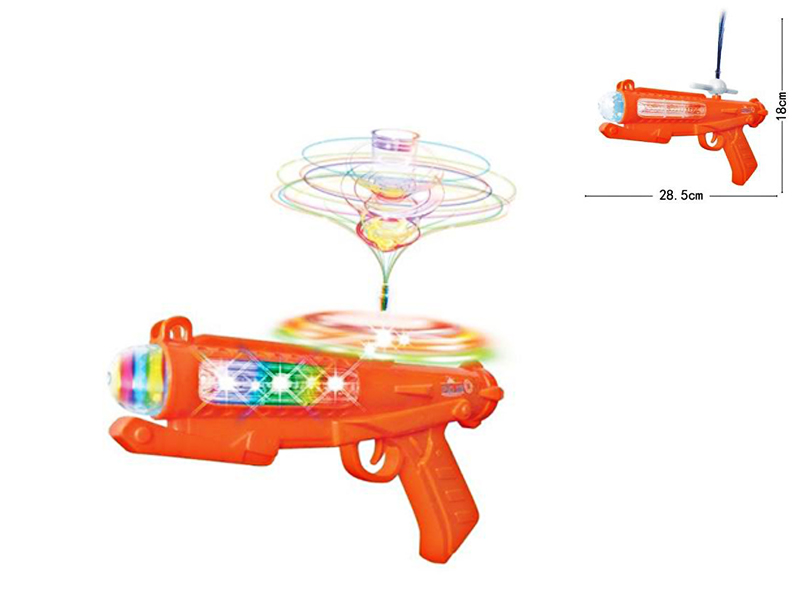 B/O Windmill Optical Fiber  Gun With Light And Music