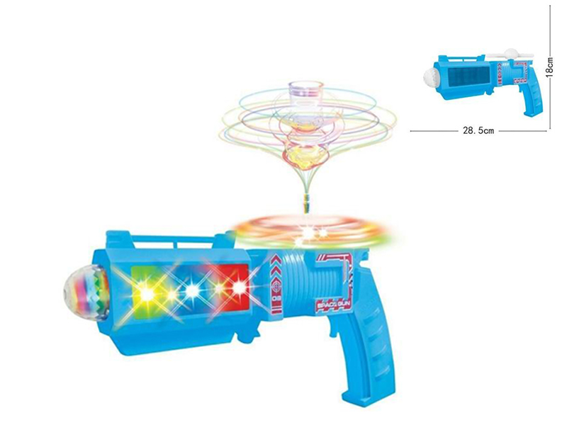 B/O Windmill Optical Fiber  Gun With Light And Music