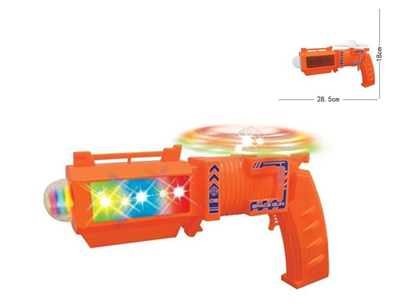 B/O Windmill Optical Fiber  Gun With Light And Music